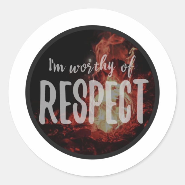 good vibes saying for self love , self acceptance classic round sticker (Front)