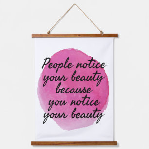 good vibes sayings for self love and self care hanging tapestry