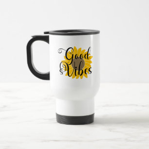 Good Vibes Sunflower    Coffee Mug