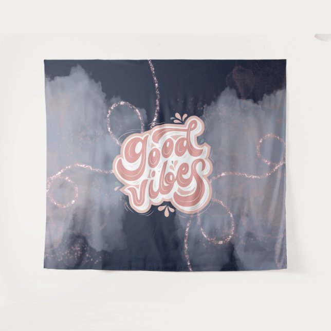 Good Vibes Tapestry (Front (Horizontal))