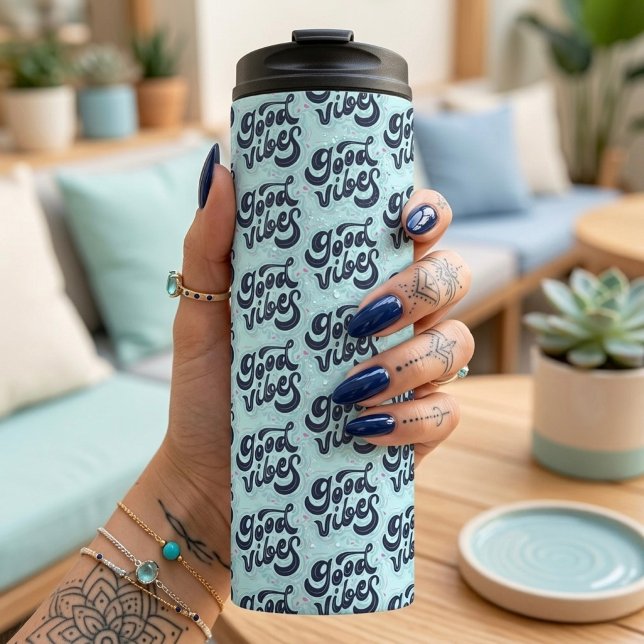 Good Vibes Thermal Tumbler (Creator Uploaded)