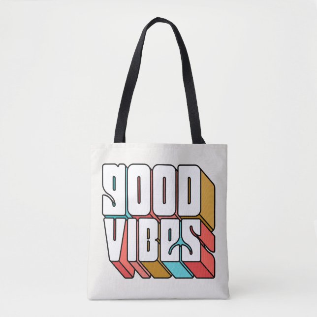 Good Vibes Tote Bag (Front)
