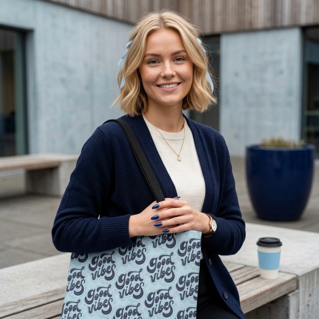 Good Vibes Tote Bag (Creator Uploaded)