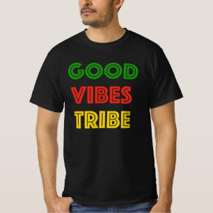 Good Vibes Tribe Irie Rasta Reggae Good Vibes Only T-Shirt