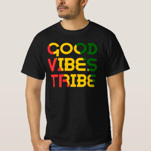 Good Vibes Tribe Irie Rasta Reggae Good Vibes Only T-Shirt
