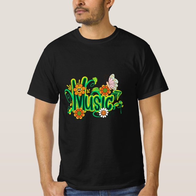 Good Vibes Typography T-Shirt (Front)