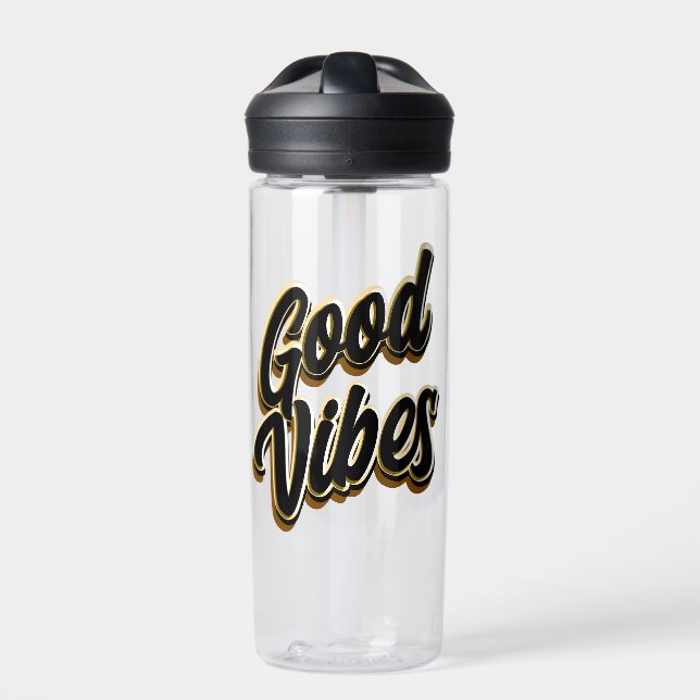 Good Vibes Water Bottle (Front)