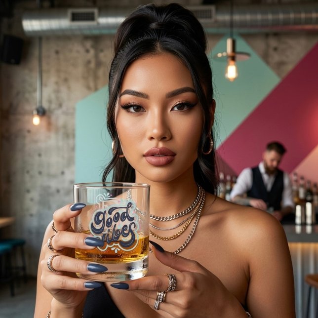 Good Vibes Whiskey Glass (Creator Uploaded)