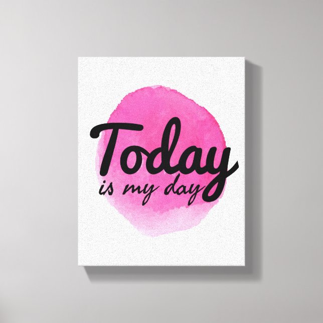 good vibes words for self love and self care canvas print (Front)