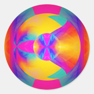 Good Vibrations Classic Round Sticker