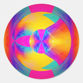 Good Vibrations Classic Round Sticker