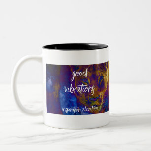 Good Vibrations Two-Tone Coffee Mug
