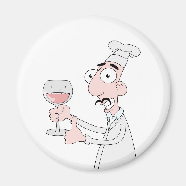 Good wine magnet (Front)