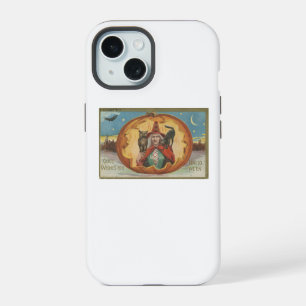 Good Wishes For Halloween Vintage Image iPhone 15 Case