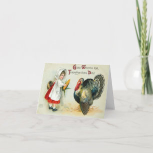Good wishes for Thanksgiving Day Greeting Card