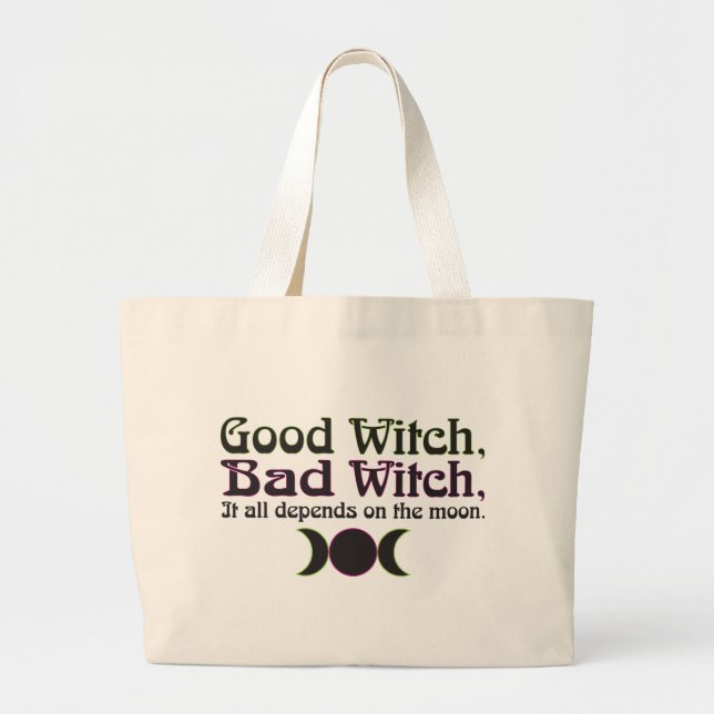 "Good Witch, Bad Witch..." Bags (Front)