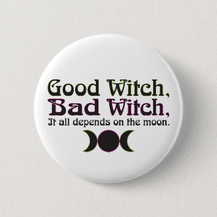 "Good Witch, Bad Witch..." Buttons