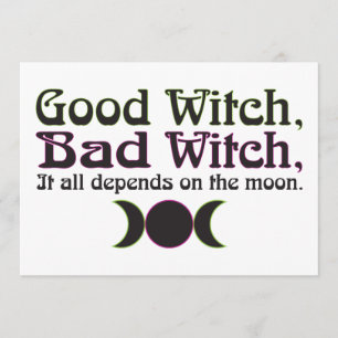 "Good Witch, Bad Witch..." Invitations