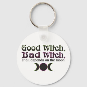 "Good Witch, Bad Witch..." Keychain