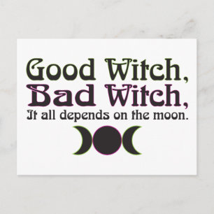 "Good Witch, Bad Witch..." Postcards