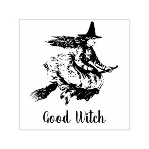 Good Witch Custom Name  Self-inking Stamp