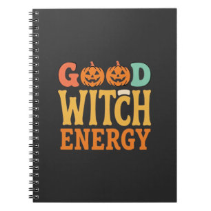 Good Witch Energy Halloween Pumpkin Design_1 Notebook