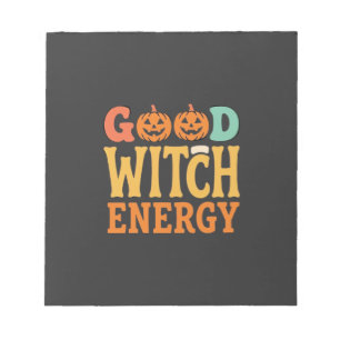 Good Witch Energy Halloween Pumpkin Design_1 Notepad