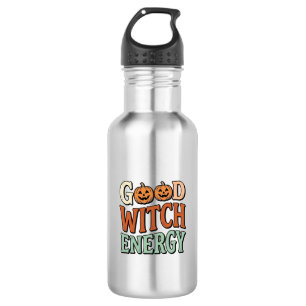 Good Witch Energy Vintage Halloween Vector Design_ 532 Ml Water Bottle