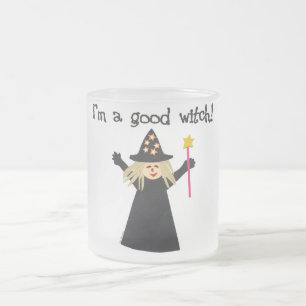 Good Witch Frosted Glass Coffee Mug