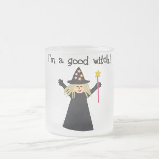 Good Witch Frosted Glass Coffee Mug
