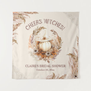 Good Witch Halloween Bridal Shower Backdrop Tapestry