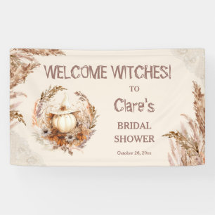Good Witch Halloween Bridal Shower Welcome Banner
