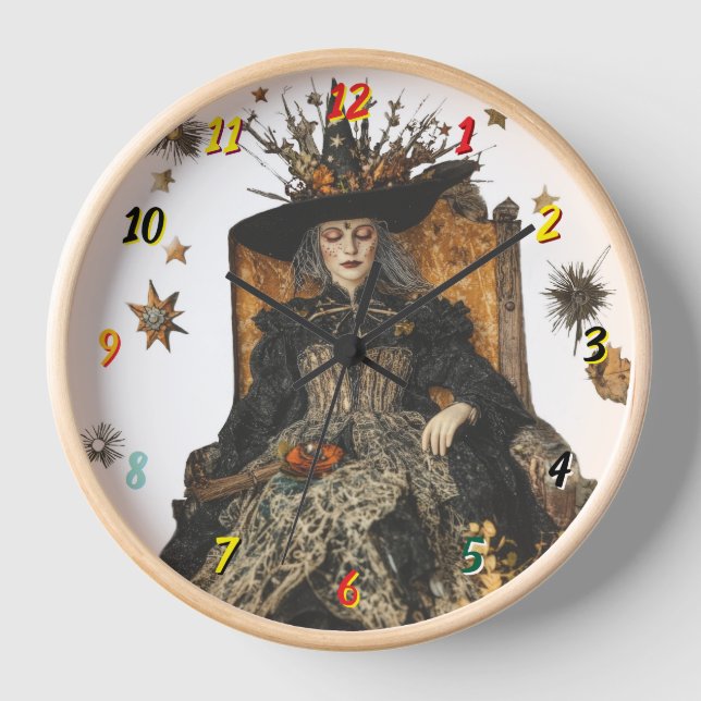 Good Witch Naps Clock (Front)