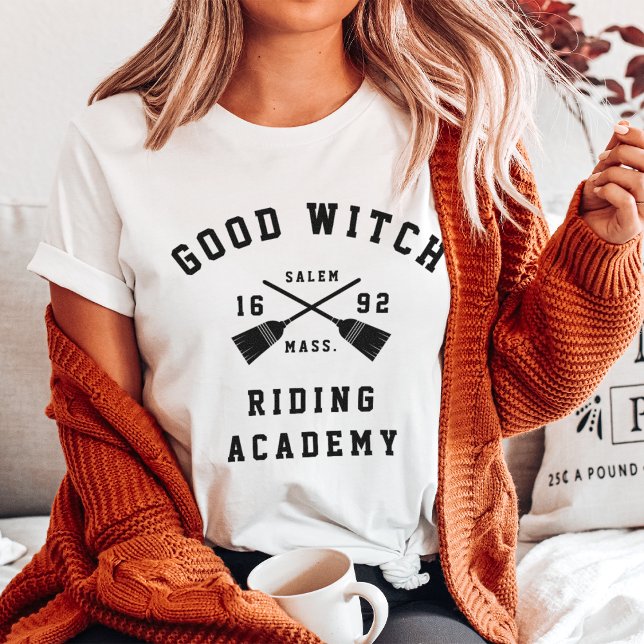 Good Witch Riding Academy Halloween T-Shirt (Creator Uploaded)