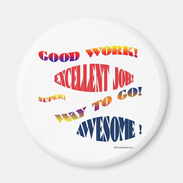 GOOD WORK MAGNETS (Front)