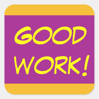 Good Work Stickers and Sticker Transfer Designs - Zazzle UK