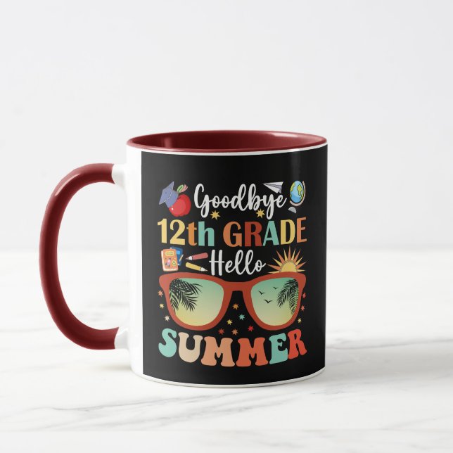 Goodbye 12th Grade Hello Summer Mug (Left)