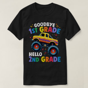 Goodbye 1st Grade Graduation Monster Truck T-Shirt