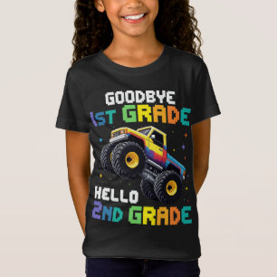 Goodbye 1st Grade Graduation Monster Truck  T-Shirt