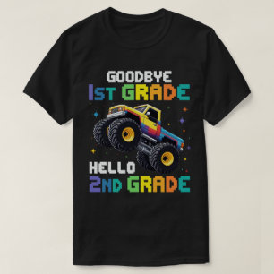 Goodbye 1st Grade Graduation Monster Truck  T-Shirt