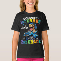 Goodbye 1st Grade Graduation T Rex Dinosaur 