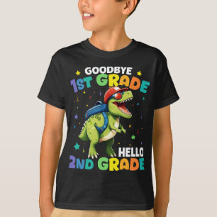 Goodbye 1st Grade Graduation T Rex Dinosaur  T-Shirt