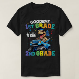 Goodbye 1st Grade Graduation T Rex Monster Truck  T-Shirt