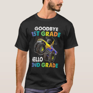 Goodbye 1st Grade Hello 2nd Grade Monster Truck Gr T-Shirt