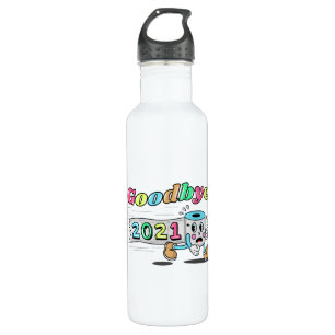 Goodbye 2021 Toilet paper roll 710 Ml Water Bottle