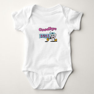 Goodbye 2021 Toilet paper roll Baby Bodysuit