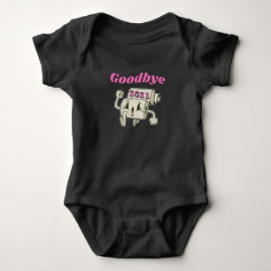 Goodbye 2021 Toilet paper roll Baby Bodysuit