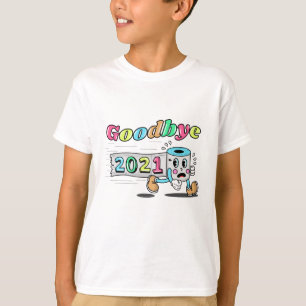 Goodbye 2021 Toilet paper roll T-Shirt