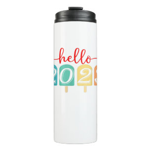 Goodbye 2022 Hello 2023 Happy New Year Funny Chris Thermal Tumbler