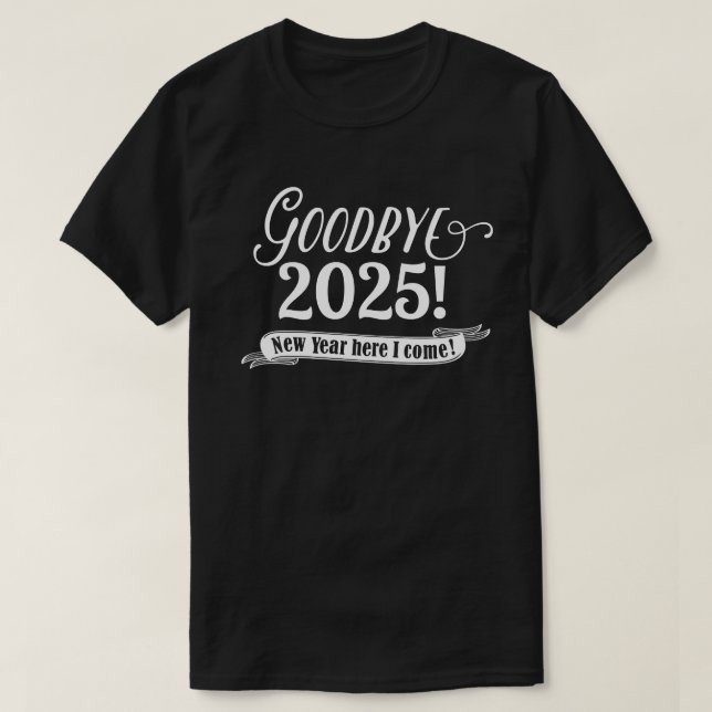 Goodbye 2023 New Year T-Shirt (Design Front)